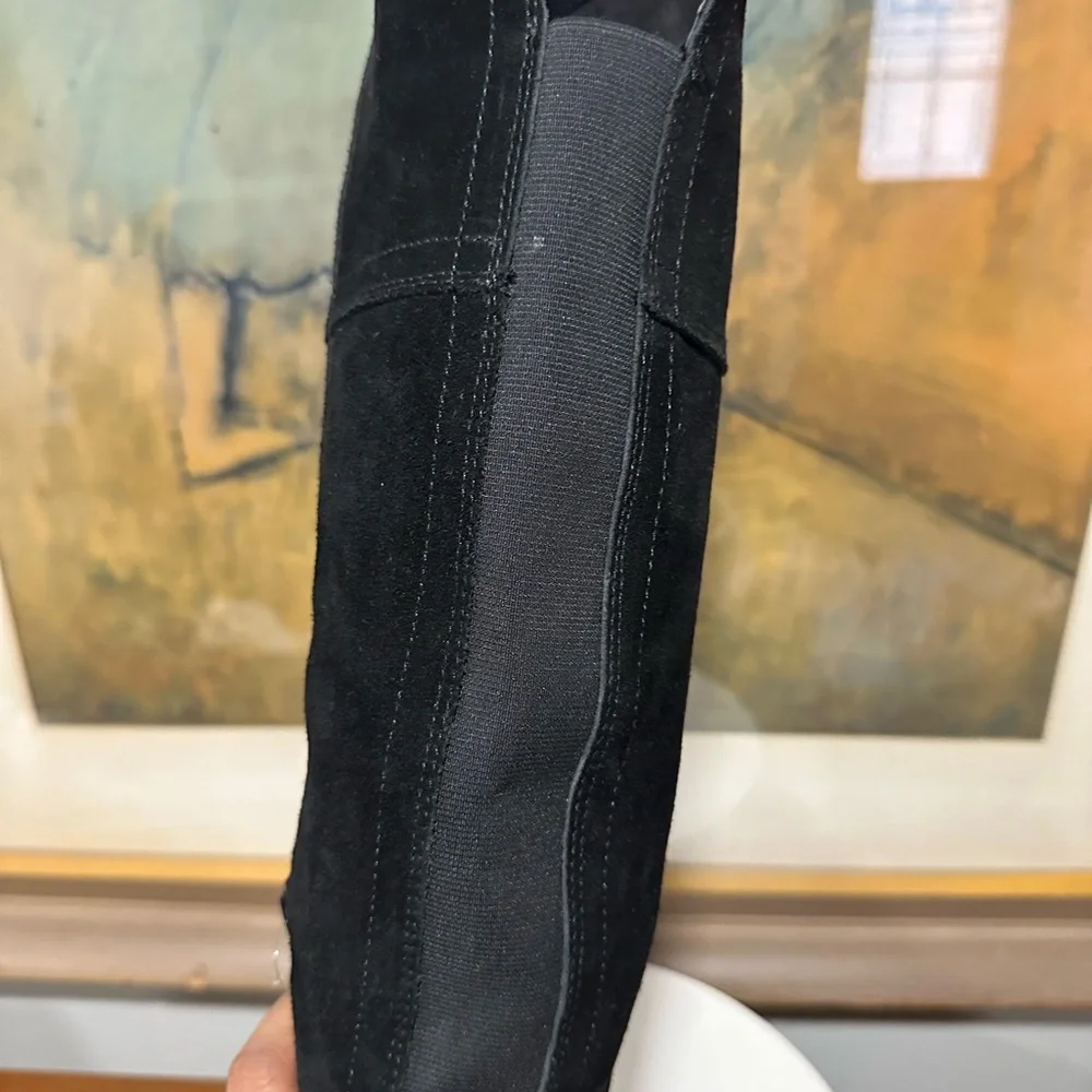 🌸BLONDO🌸 Windie Waterproof Over The Knee Boot - Black Suede Size: 6M